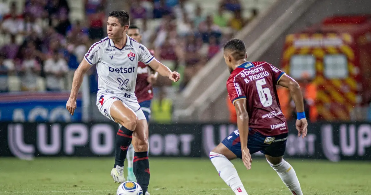 Em duelo de leões, Vitória supera o Fortaleza na Copa do Nordeste e mantém viva a busca pela classificação no Barradão