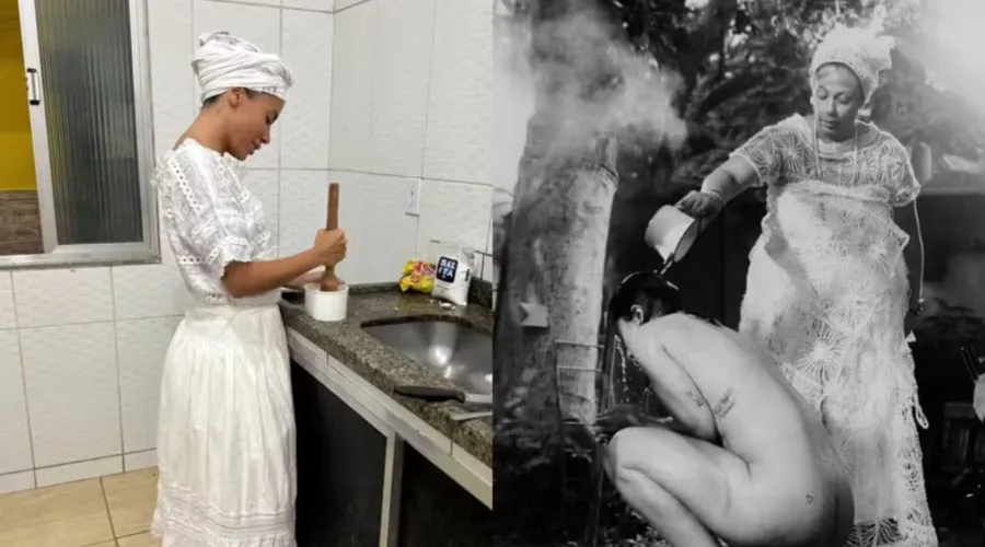 Anitta perde seguidores ao mostrar fotos em ritual do candomblé