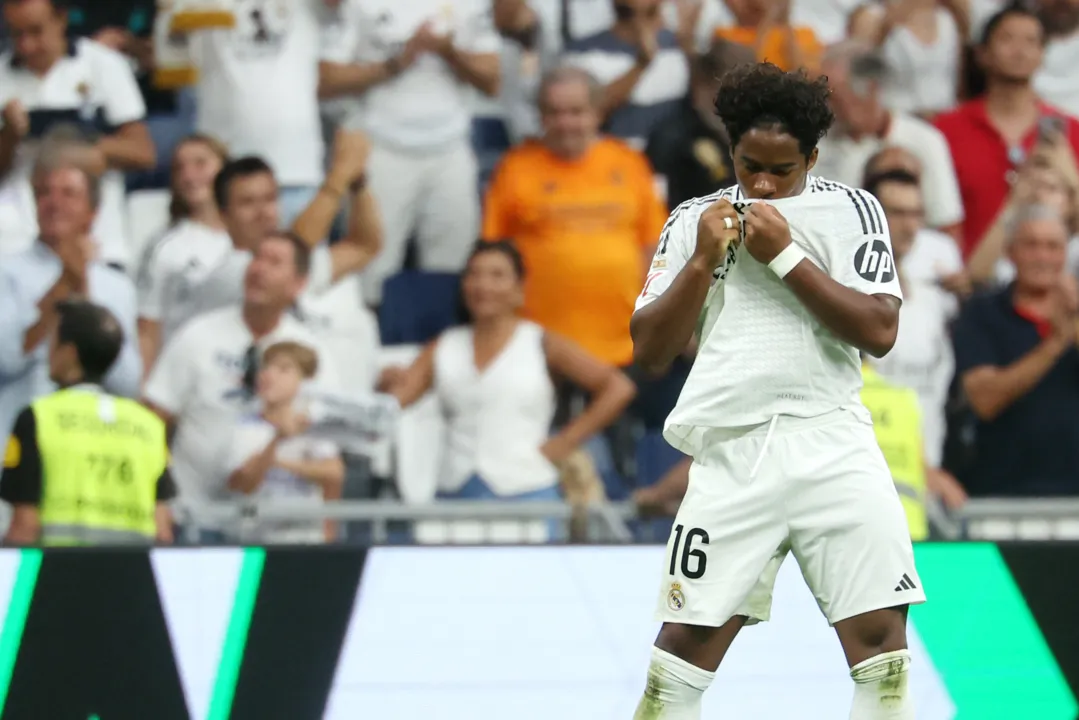 Em estreia, Endrick marca primeiro gol pelo Real Madrid