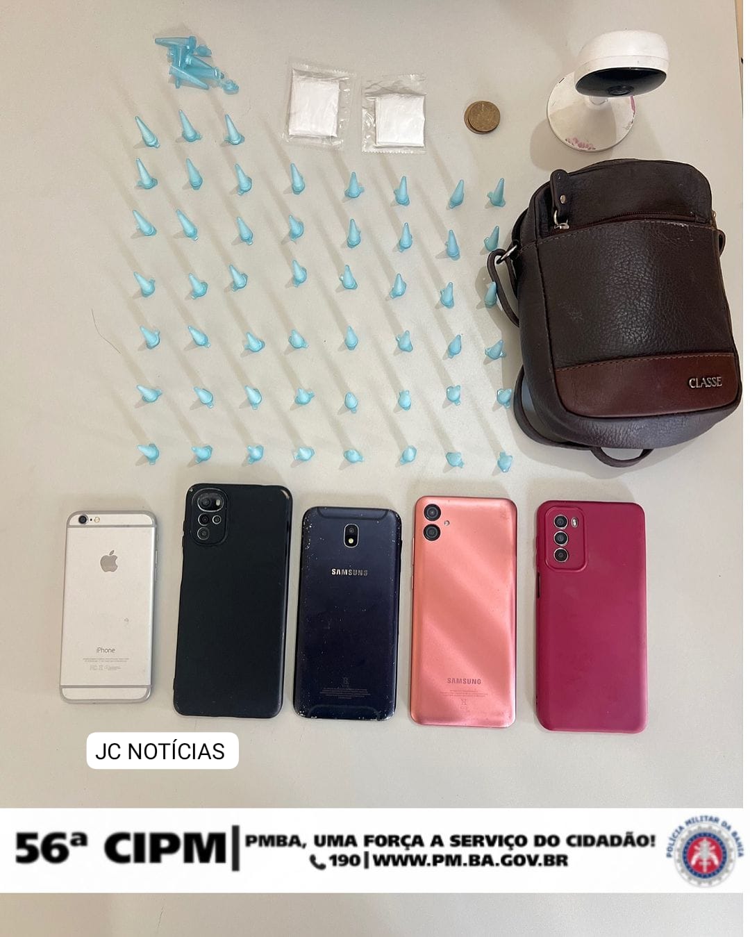 56ªCIPM realiza apreensão de drogas em Entre Rios 🚔🚨