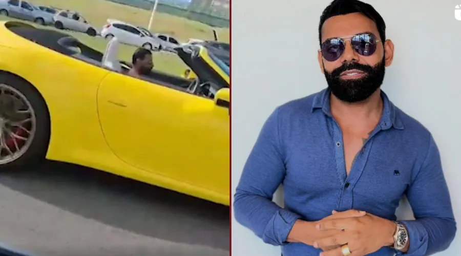 Vídeo: Pablo dá rolê na Paralela com Porsche de quase R$ 2 milhões