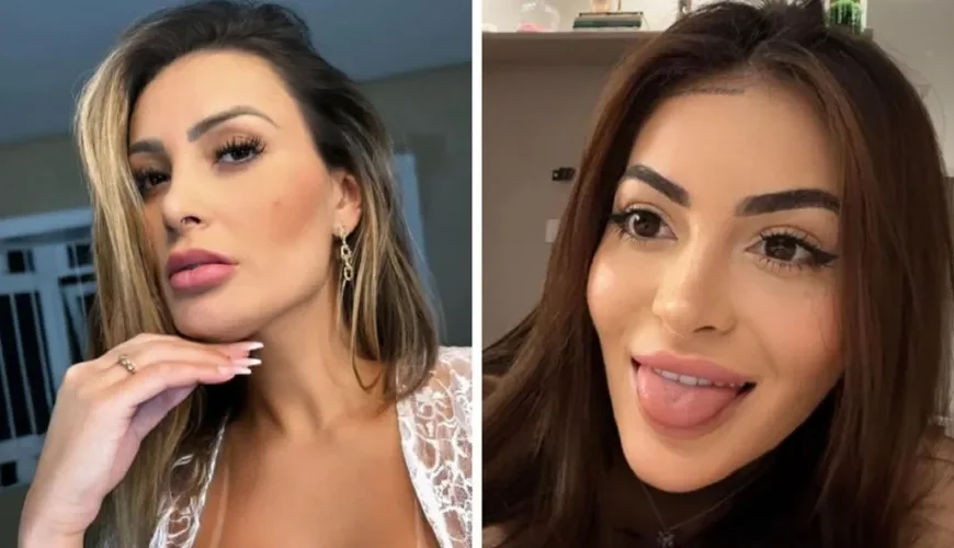 Andressa Urach assume namoro com influenciadora: “Homem é pra sentar”