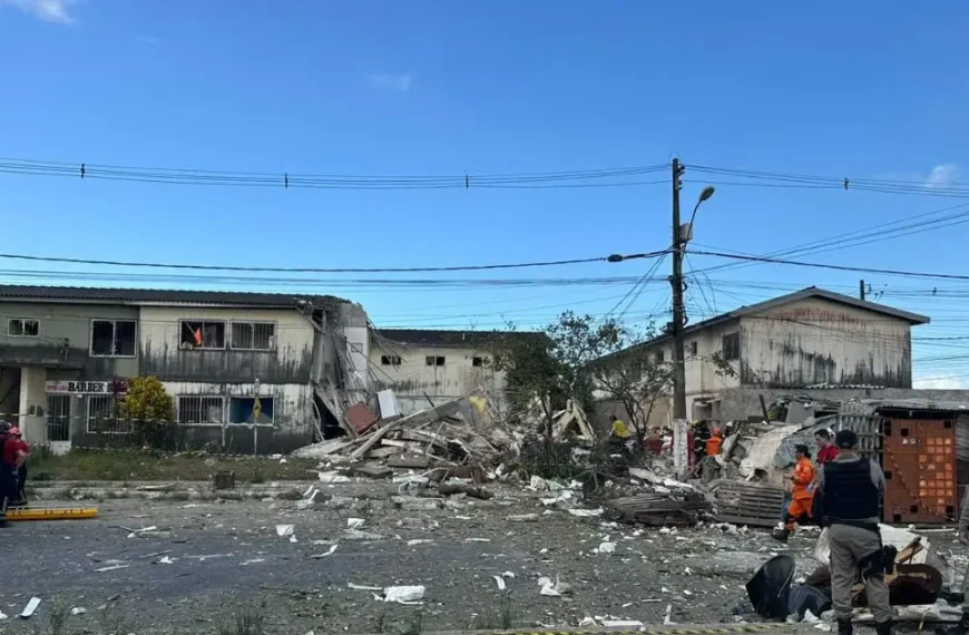 3 pessoas morrem após explosão causar desabamento de prédio