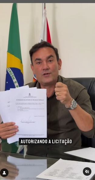 Prefeito Gustavo Camo anuncia retomada de obras de creches com investimento de R$ 13 milhões