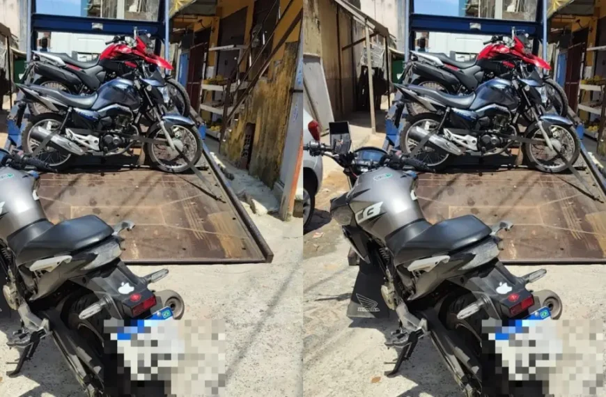 Três motos com restrição de roubo são recuperadas no bairro de Sussuarana, em Salvador