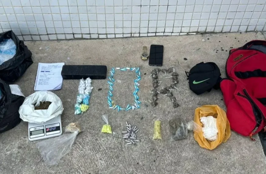 PM aprende drogas no bairro de São Caetano, em Salvador