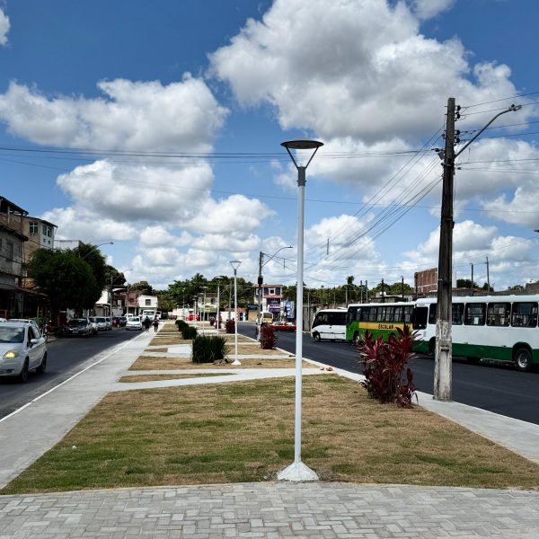 SMT libera estacionamento de veículos no canteiro central da Av. Lourival Batista