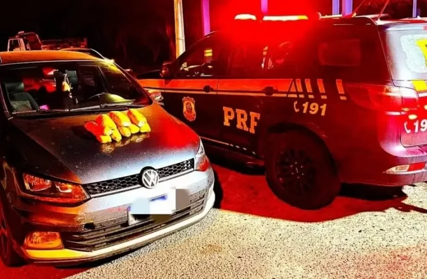 Quatro mulheres são presas com oito quilos de maconha em compartimento de airbag na BR-324