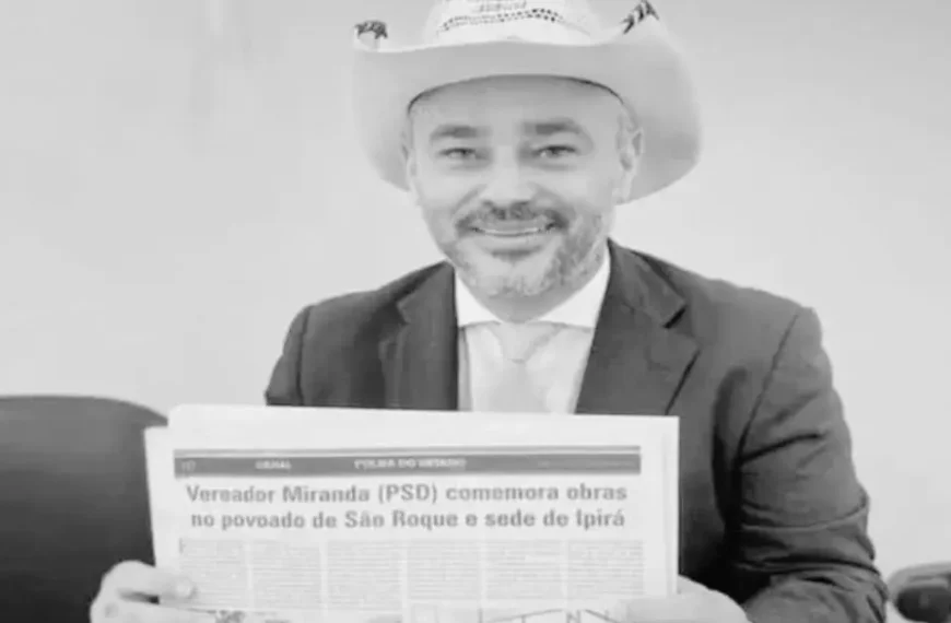 Ex-vereador Miranda é assassinado a tiros no povoado de São Roque, em Ipirá
