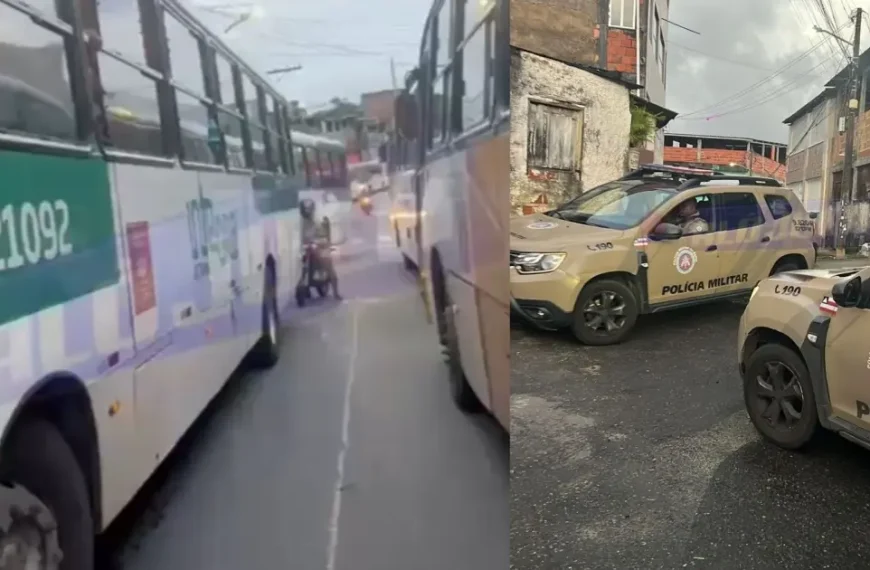 População aterrorizada: Após tiroteio entre facções, ônibus deixam de circular no bairro da Mata Escura