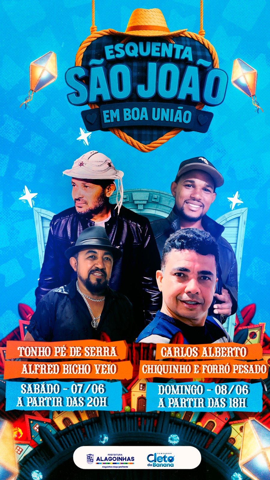 Tá chegando o dia! É amanhã o Esquenta de São João em Boa União!