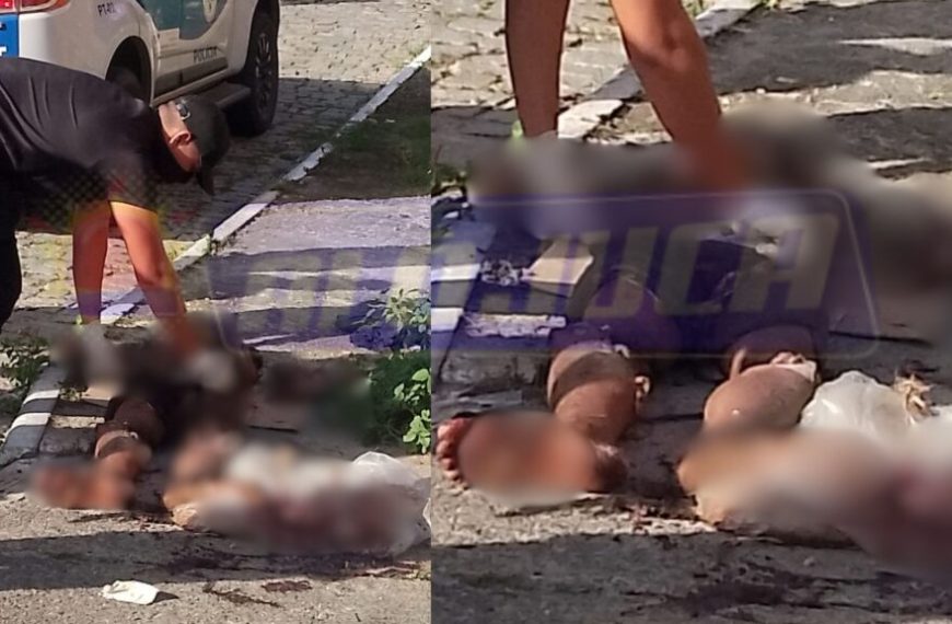 MISERICÓRDIA: corpo esquartejado é encontrado na avenida Contorno, na entrada da Bahia Marina