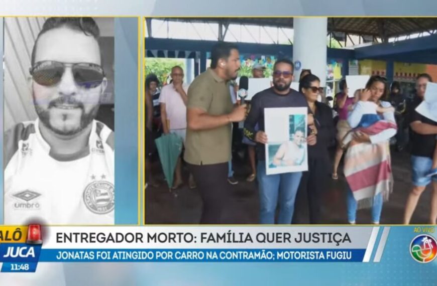 ENTREGADOR MORTO: motociclista morre em acidente e familiares cobram justiça em Dias d’Ávila