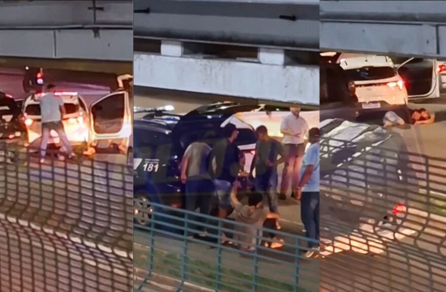 TRIO PRESO: Polícia Civil aborda e prende três homens em frente à Estação Rodoviária; um foi baleado