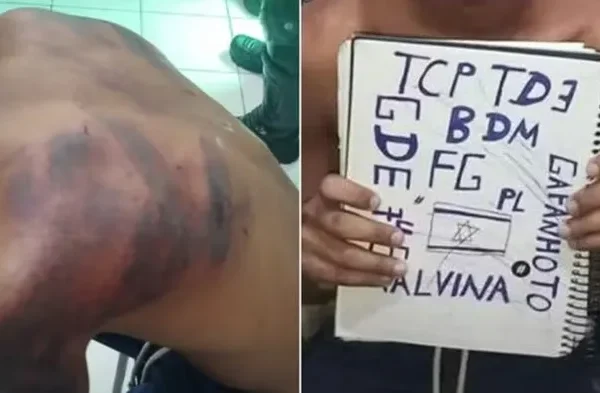 Estudante é sequestrado pelo CV por desenhar símbolos do TCP e BDM