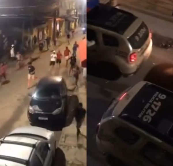 VEJA O VÍDEO: mesmo proibida, guerra de espadas volta a ocorrer em Periperi no Dia de São Pedro