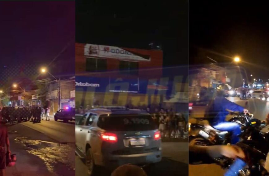 SE BATEU COM A PM: dupla troca tiros com policiais após tentativa de assalto em sinaleira de Fazenda Coutos