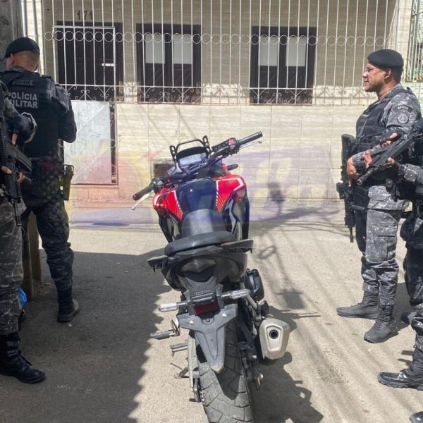Batalhão de Choque recupera moto roubada durante incursão no São Gonçalo do Retiro