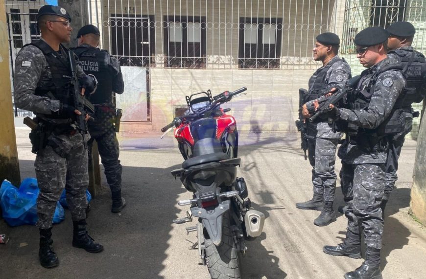 Batalhão de Choque recupera moto roubada durante incursão no São Gonçalo do Retiro