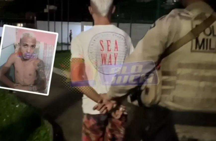 Homem é preso com drogas após confronto com a PM em Tancredo Neves