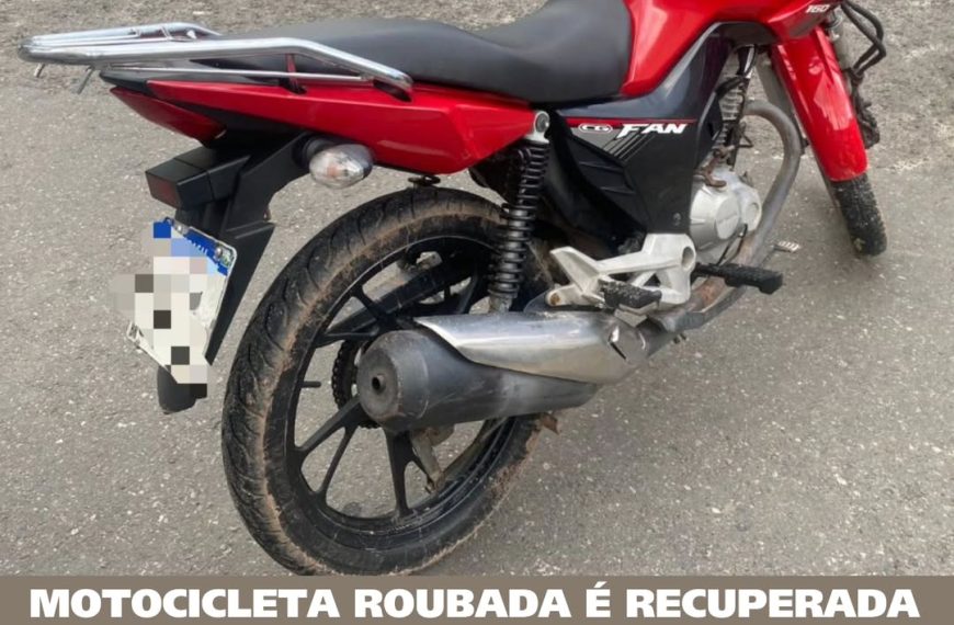 Batalhão Apolo Recupera Motocicleta Roubada em São Cristóvão