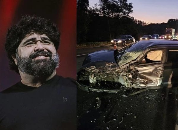 SUSTO NA ESTRADA: Fabiano, da dupla com César Menotti, capota carro após show e tranquiliza fãs: “Foi um livramento”