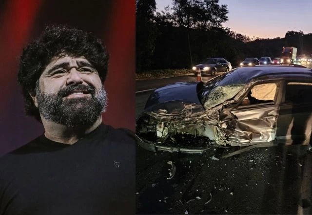 SUSTO NA ESTRADA: Fabiano, da dupla com César Menotti, capota carro após show e tranquiliza fãs: “Foi um livramento”