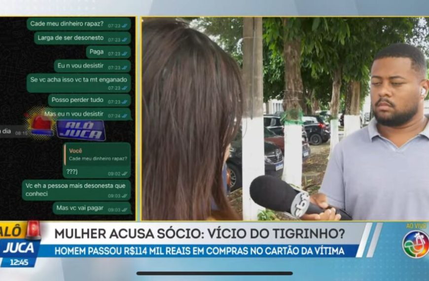 GOLPE DO TIGRINHO: empresário viciado em jogos online dá prejuízo de R$ 114 mil à sócia ultilizando cartão de crédito