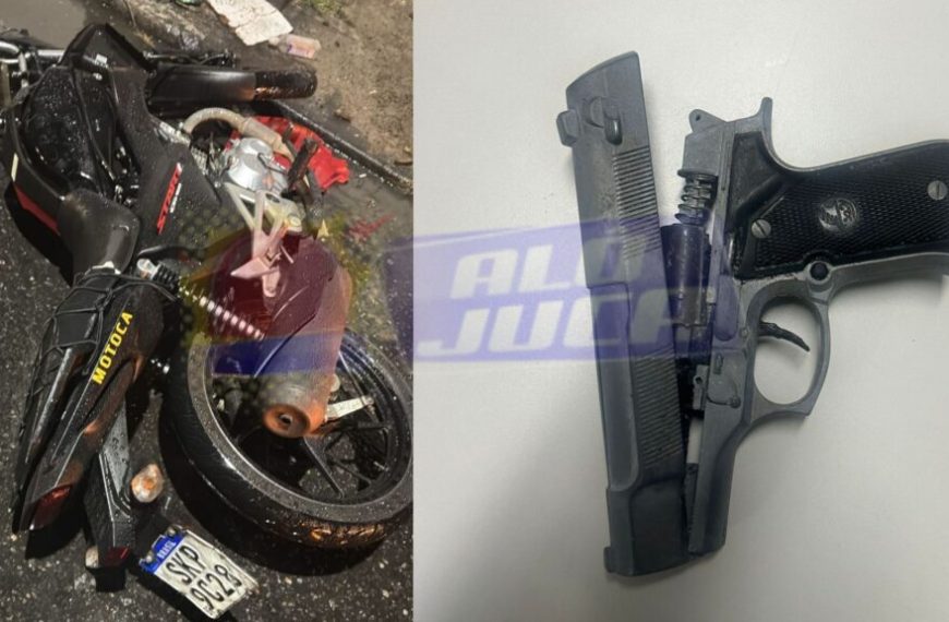 PM apreende adolescente após roubo de motocicleta e acidente em Itapuã