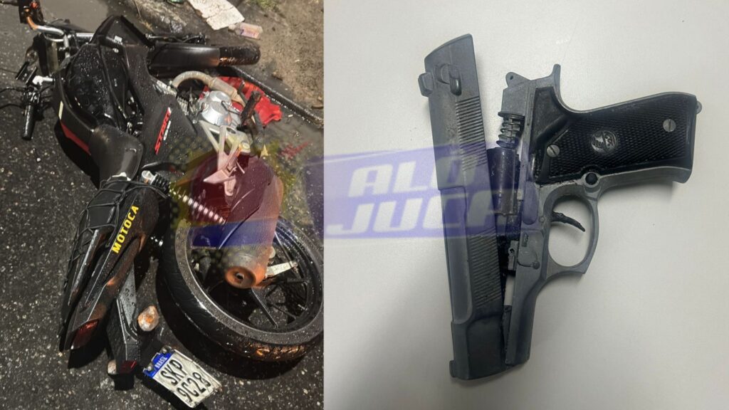 PM apreende adolescente após roubo de motocicleta e acidente em Itapuã
