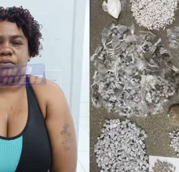 MONALISA FOI PRESA: traficante da rua Lígia Maria é localizada pelo PETO com grande quantidade de drogas