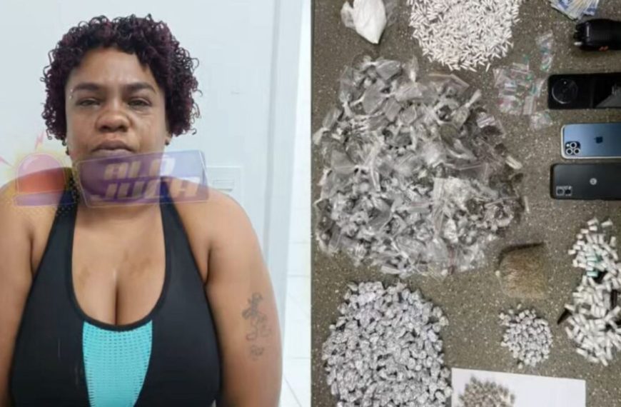 MONALISA FOI PRESA: traficante da rua Lígia Maria é localizada pelo PETO com grande quantidade de drogas