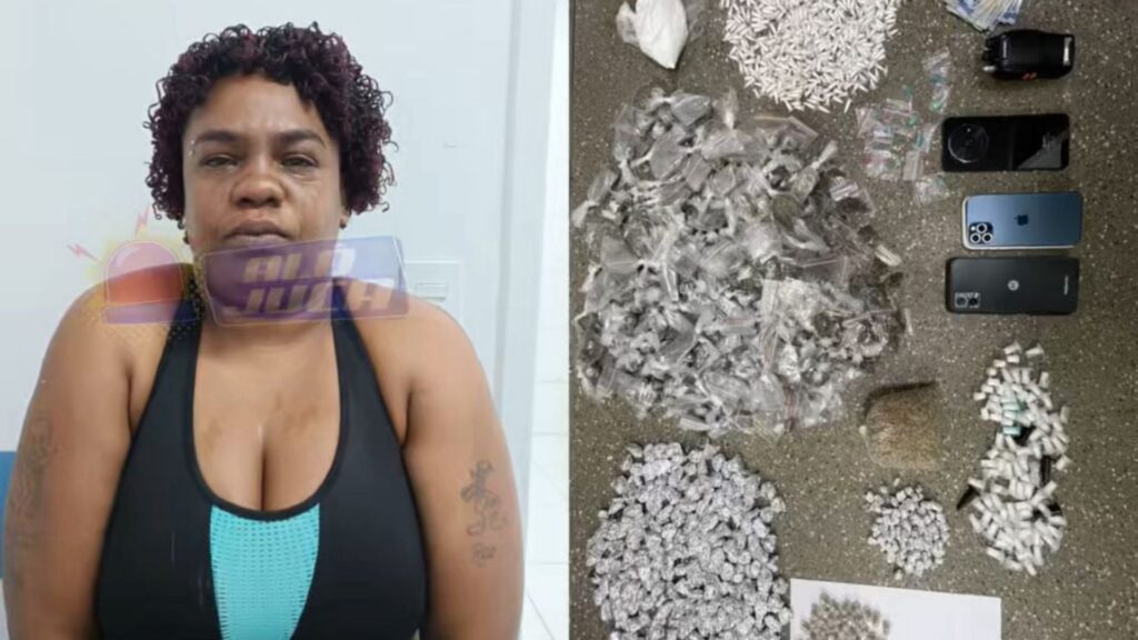 MONALISA FOI PRESA: traficante da rua Lígia Maria é localizada pelo PETO com grande quantidade de drogas