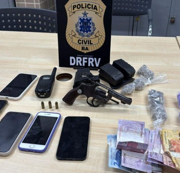“TCHUCO” RODOU: dois homens são presos em megaoperação contra roubos e tráfico de drogas em Salvador