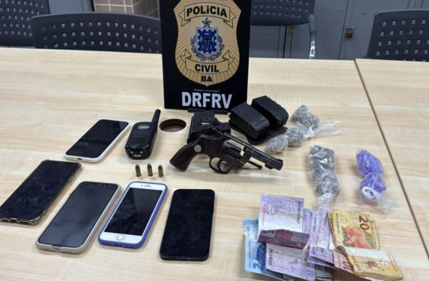 “TCHUCO” RODOU: dois homens são presos em megaoperação contra roubos e tráfico de drogas em Salvador