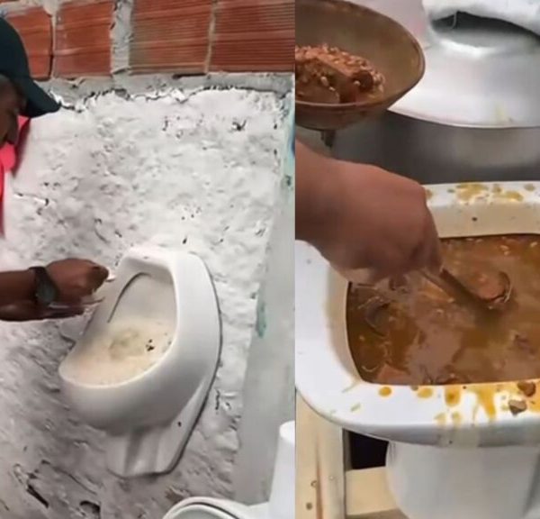 FEIJOADA NO VASO: vídeo de almoço inusitado causa repercussão entre baianos
