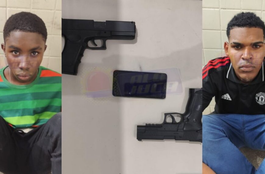 VULGOS “OGRO” E “DERRETE”: Dupla é presa com simulacros de pistola em Lauro de Freitas; saiba os detalhes