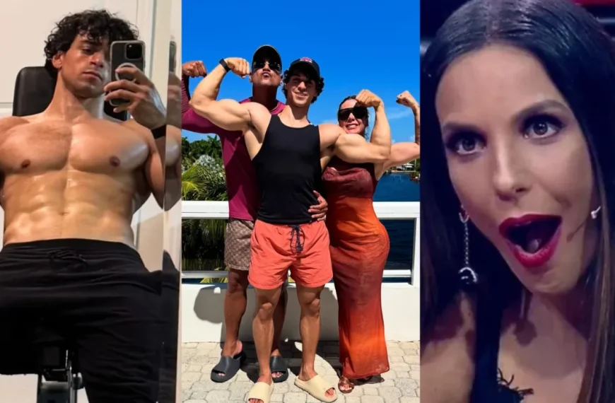 Filho de Xanddy e Carla Perez surge musculoso e Ivete Sangalo reage