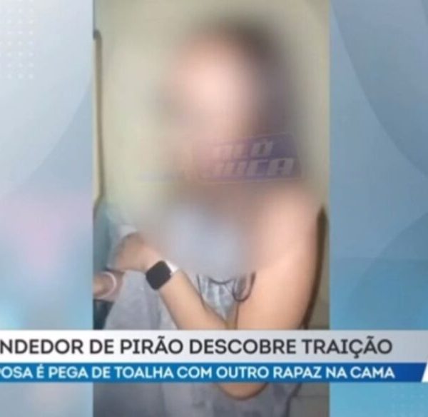 “TALARICO”: vendedor de pirão flagra esposa com amante em cima da própria cama; veja o vídeo