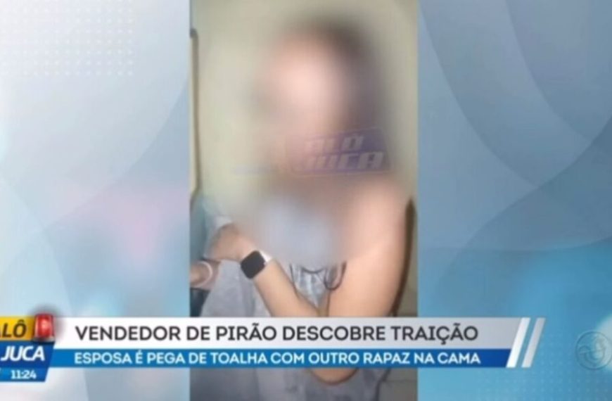 “TALARICO”: vendedor de pirão flagra esposa com amante em cima da própria cama; veja o vídeo