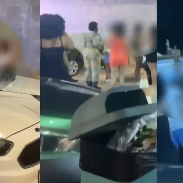 PEGOU O MARIDO COM OUTRA: casal é flagrado brigando após descoberta de traição no Espetinho Alphaville