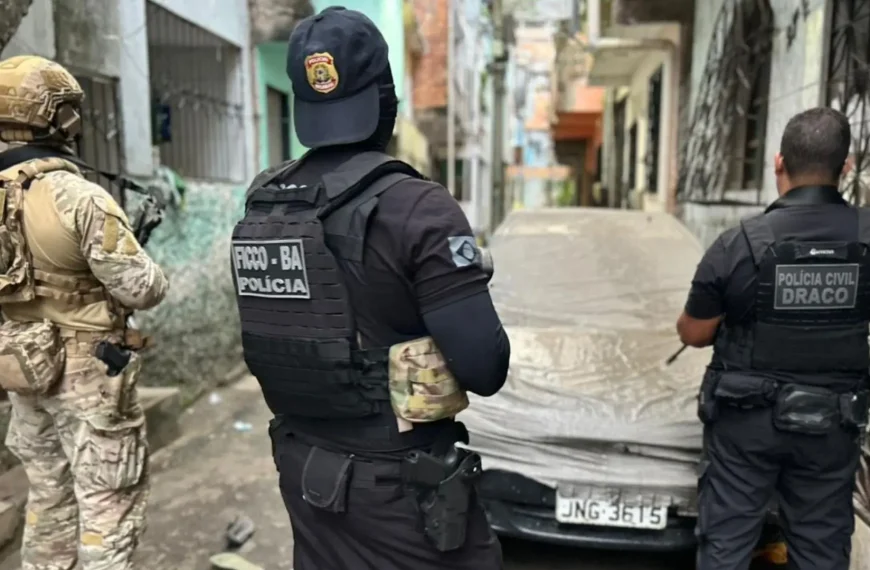 Polícias Civil, Militar e Federal deflagram megaoperação contra tráfico de armas na Bahia