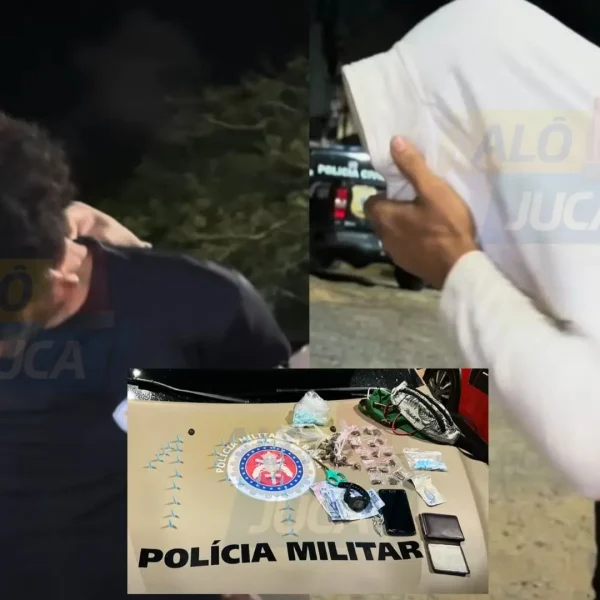 A CASA CAIU: Polícia Militar prende suspeitos ligados ao tráfico em Paripe