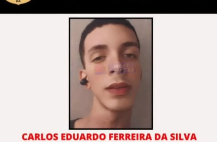 DESAPARECIDO: jovem de 24 anos some após corrida de aplicativo em Salvador
