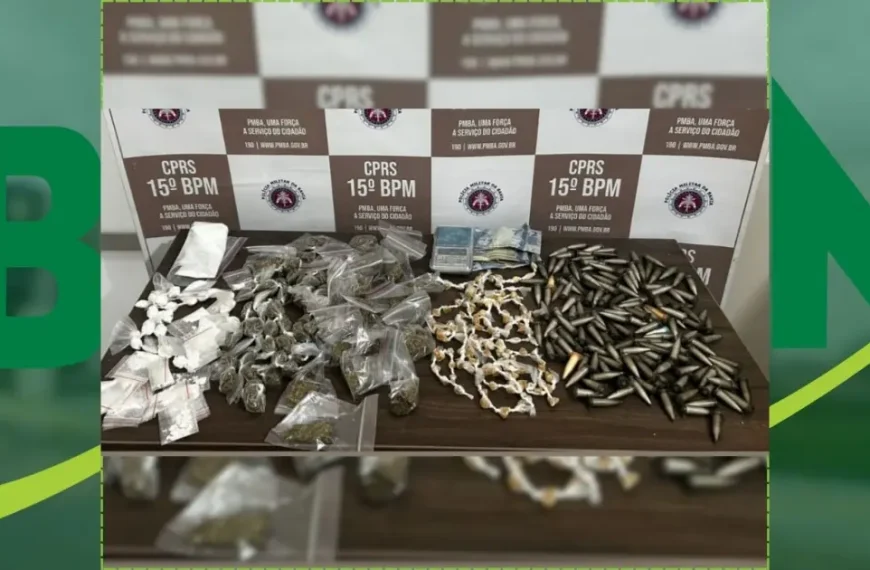 Polícia apreende quase 300 unidades de cocaína e crack em festa no sul da Bahia