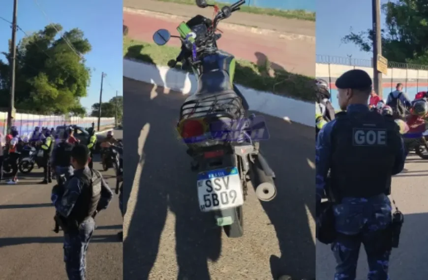 Operação prende homem em moto roubada em frente ao pátio da Transalvador na Av. Orlando Gomes