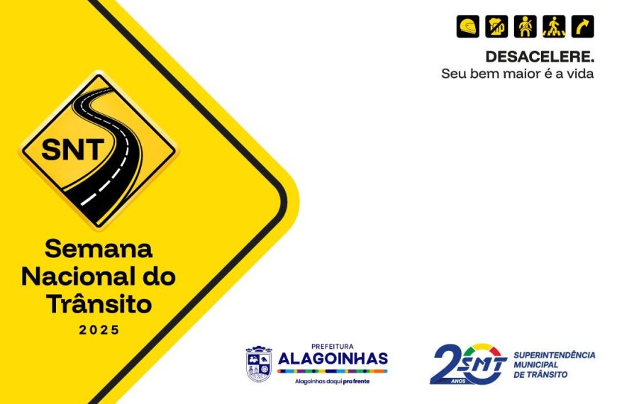 Alagoinhas promove Semana Nacional do Trânsito 2025 com programação diversificada e serviços