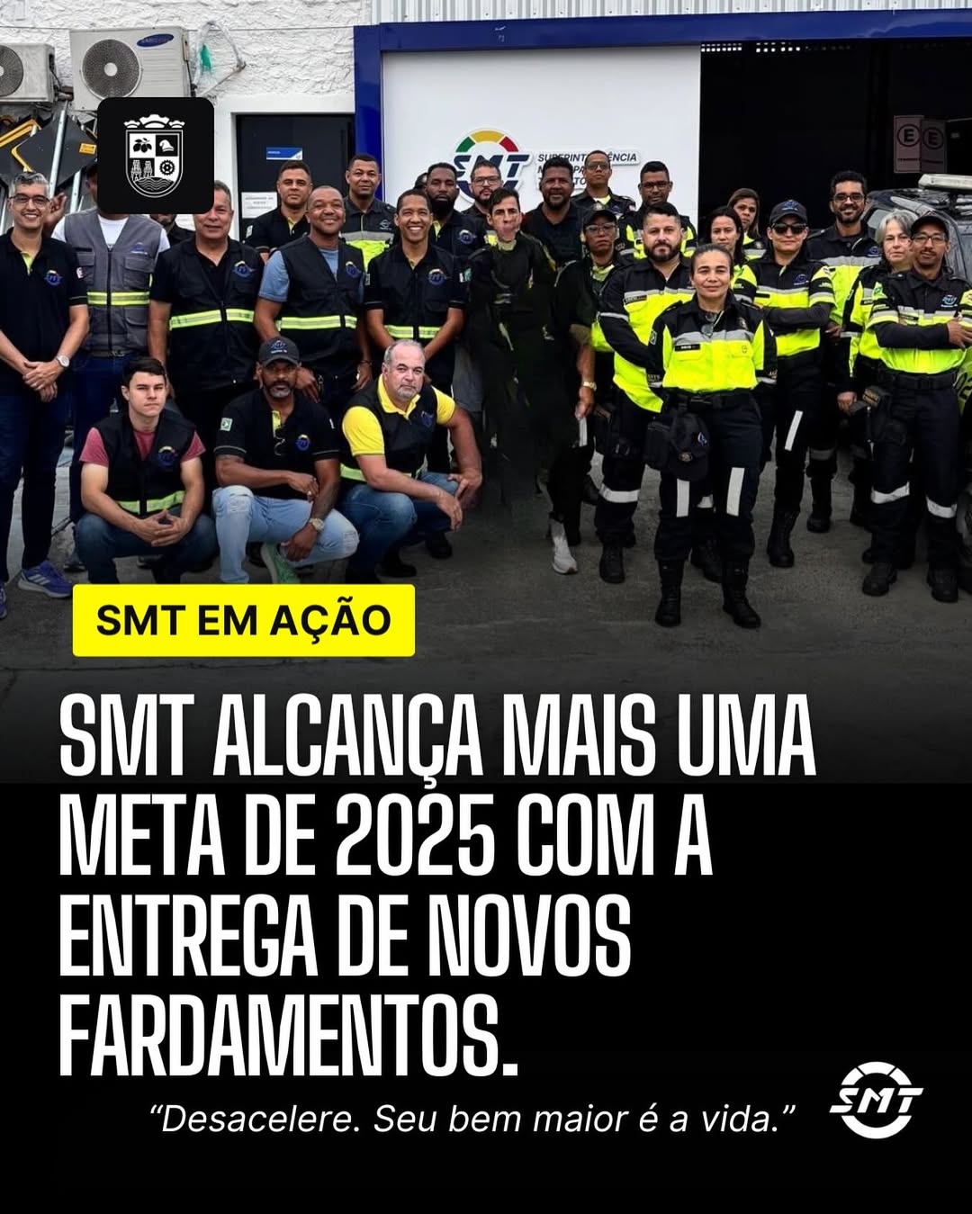 SMT de Alagoinhas entrega novos fardamentos e reforça compromisso com a segurança no trânsito