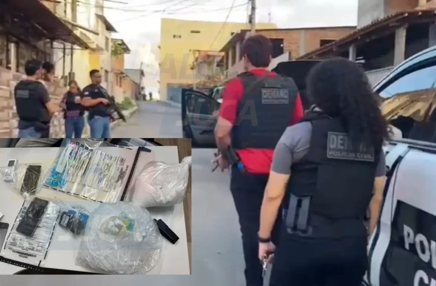 Casal é preso em operação contra o tráfico de drogas na Região Metropolitana de Salvador