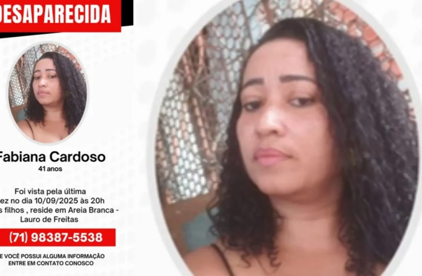 DESAPARECIDA: família procura por jovem que sumiu após sair com ex-namorado em Lauro de Freitas